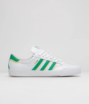 Adidas Gum Bottom Shoes Adidas Nora Shoes - Cloud White / Court Green / Yellow