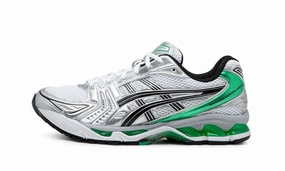 ASICS Gel-Kayano 14 White Malachite Green Asics Running Shoes Size 6