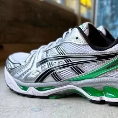 ASICS Gel-Kayano 14 White Malachite Green Asics Shoes Categories
