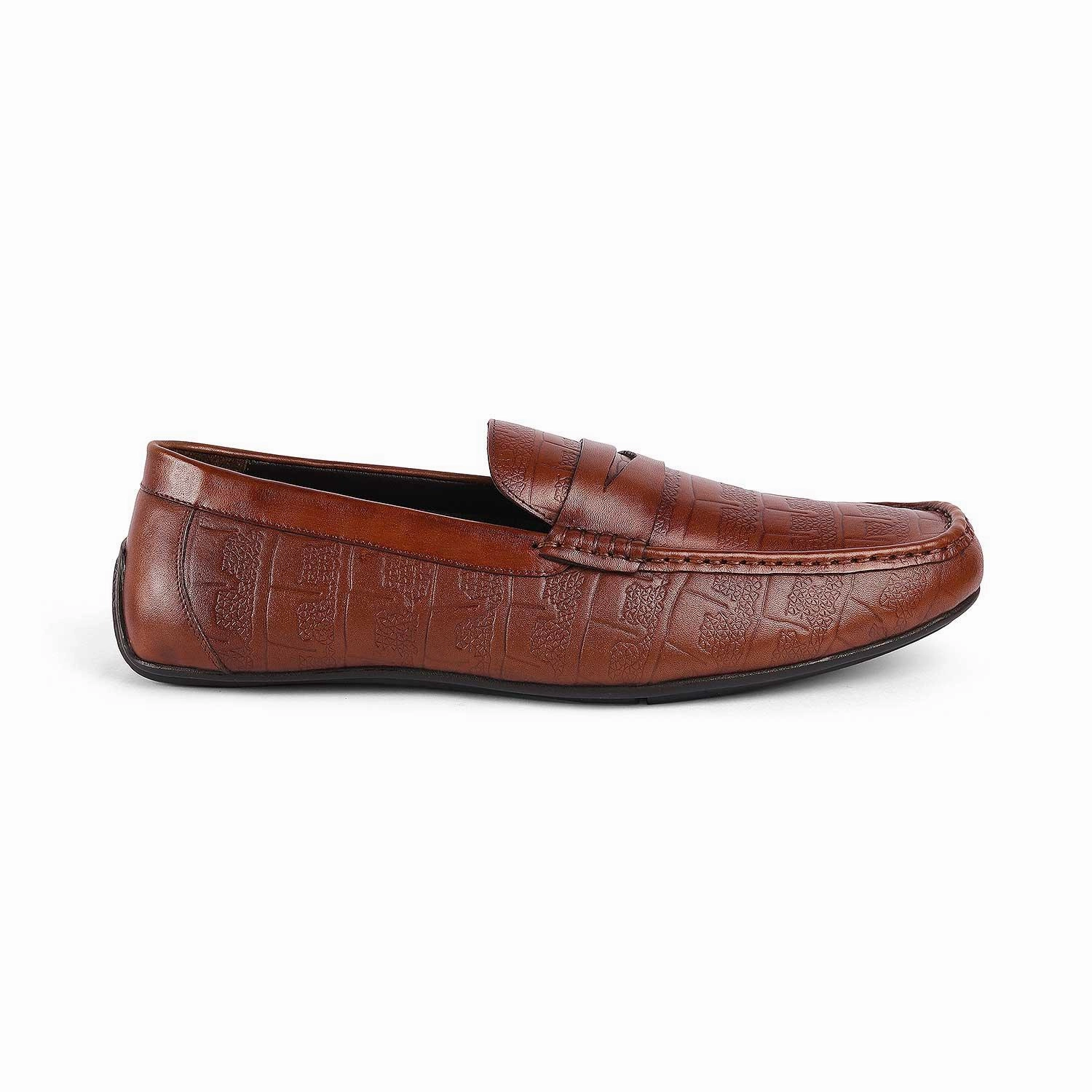 Loewe Loafers Tresmode Miland Tan Men's Leather Penny Driving Loafers