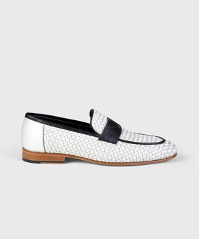 Handmade Woven Loafers Loafers With A Heel