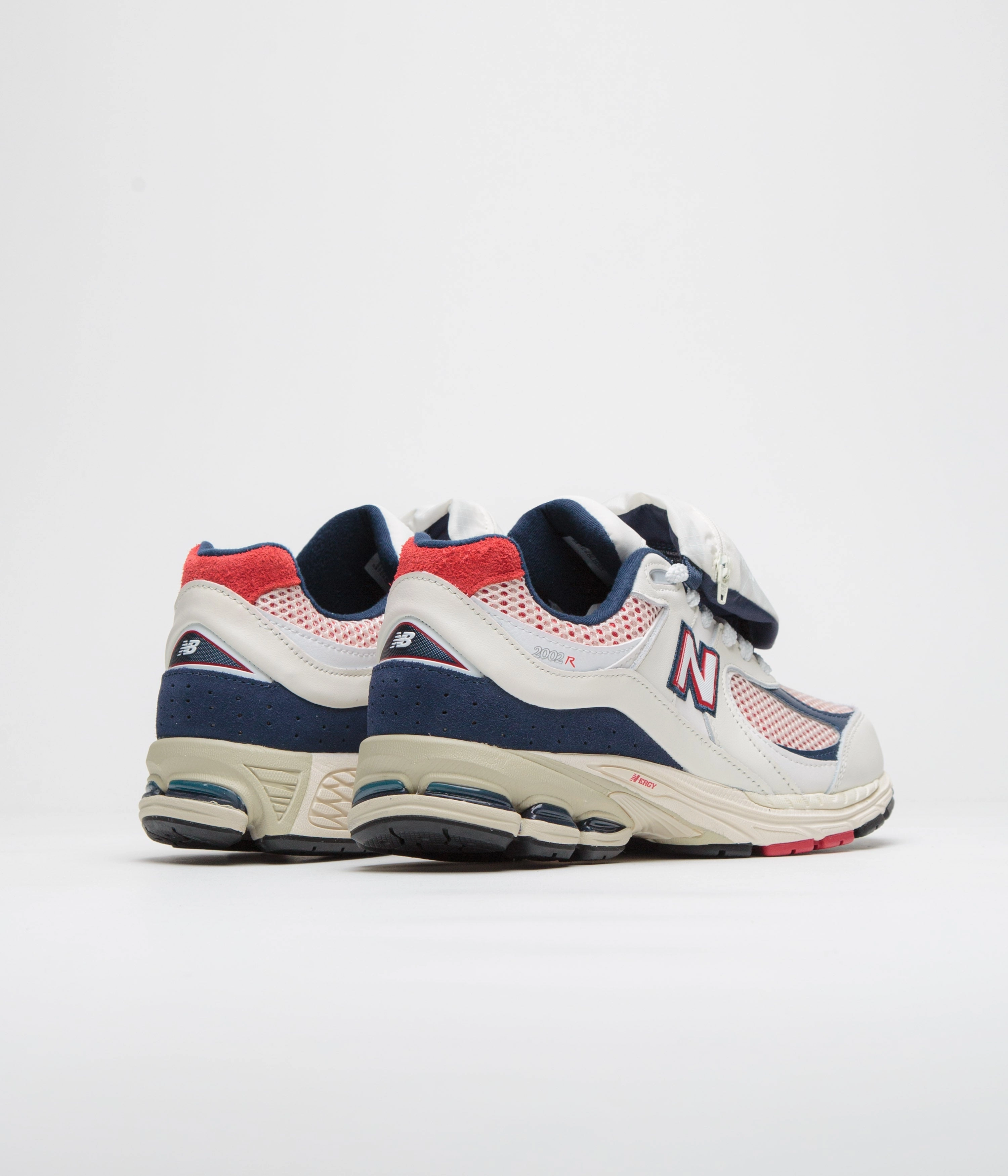 New Balance 327 White New Balance 2002R Shoes - Sea Salt / Red / Blue