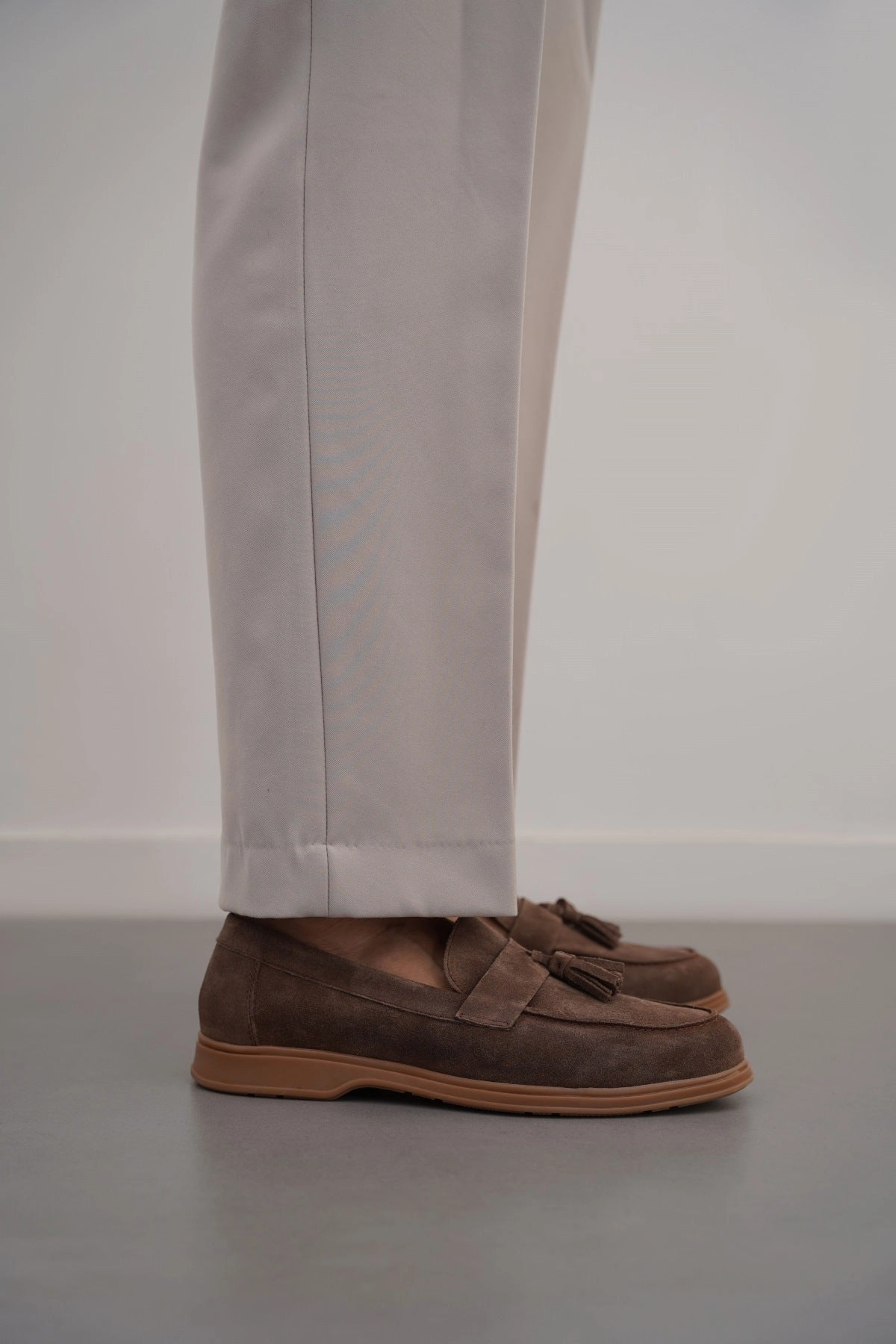 Orthopedic Loafers In Breathable Leather SUEDE LEATHER TASSEL LOAFERS