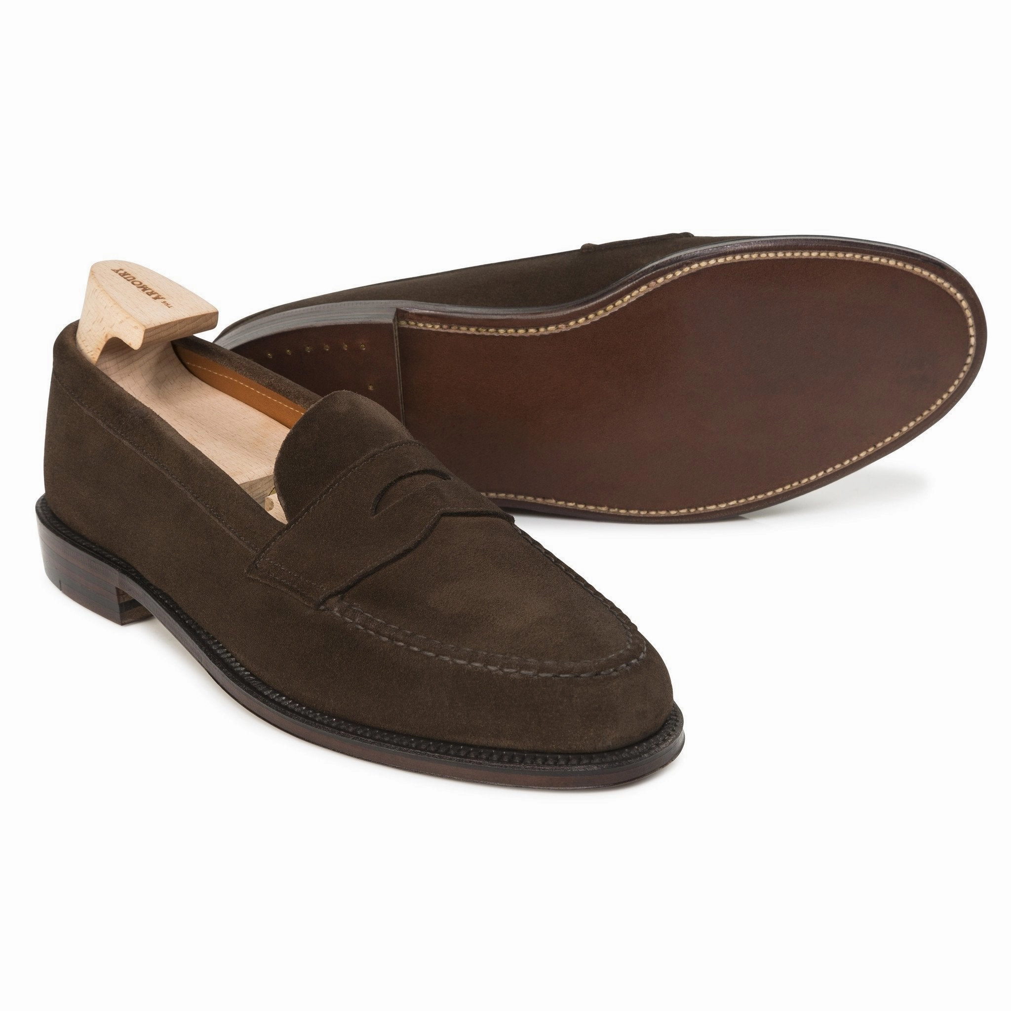 Unlined Suede LHS Loafer Pointy Toe Loafers