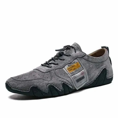 Finch - Leather Lace-Up Sneakers  Trainers Cleveland Sneakers
