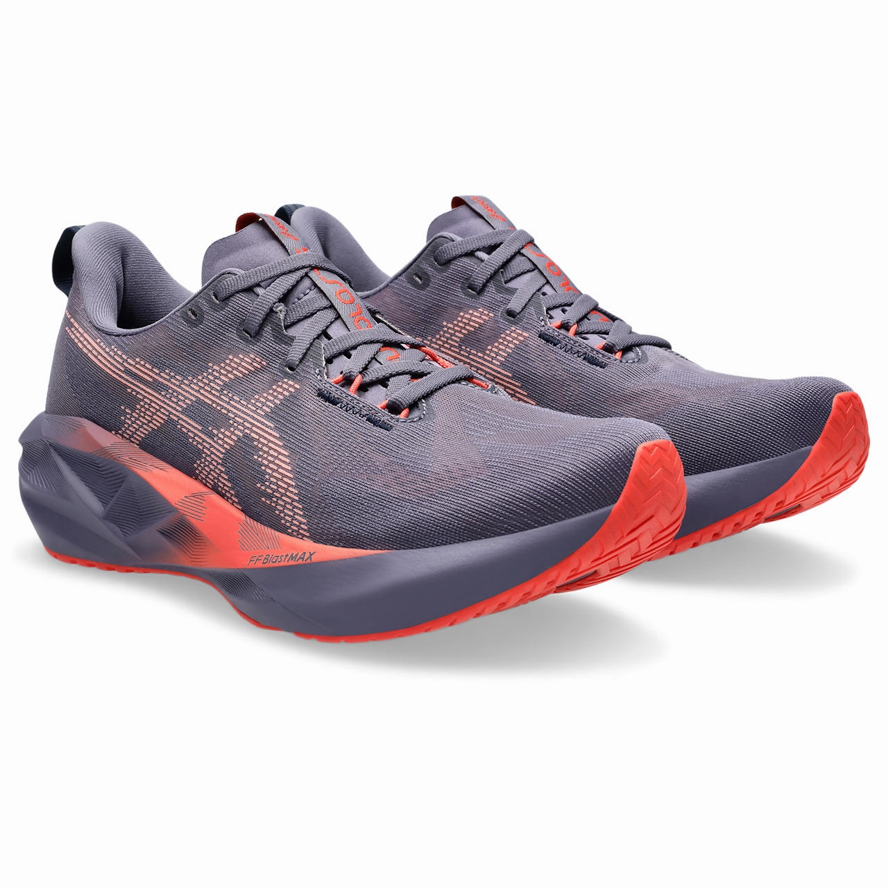 MEN'S NOVABLAST 5 - D - 500 GREYISH PURPLE/CORAL REEF - size 9.0 Asics Weightlifting Shoes Japan