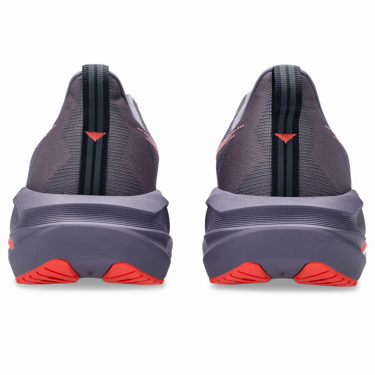 Asics Gel Excite Running Shoes MEN'S NOVABLAST 5 - D - 500 GREYISH PURPLE/CORAL REEF - size 9.0