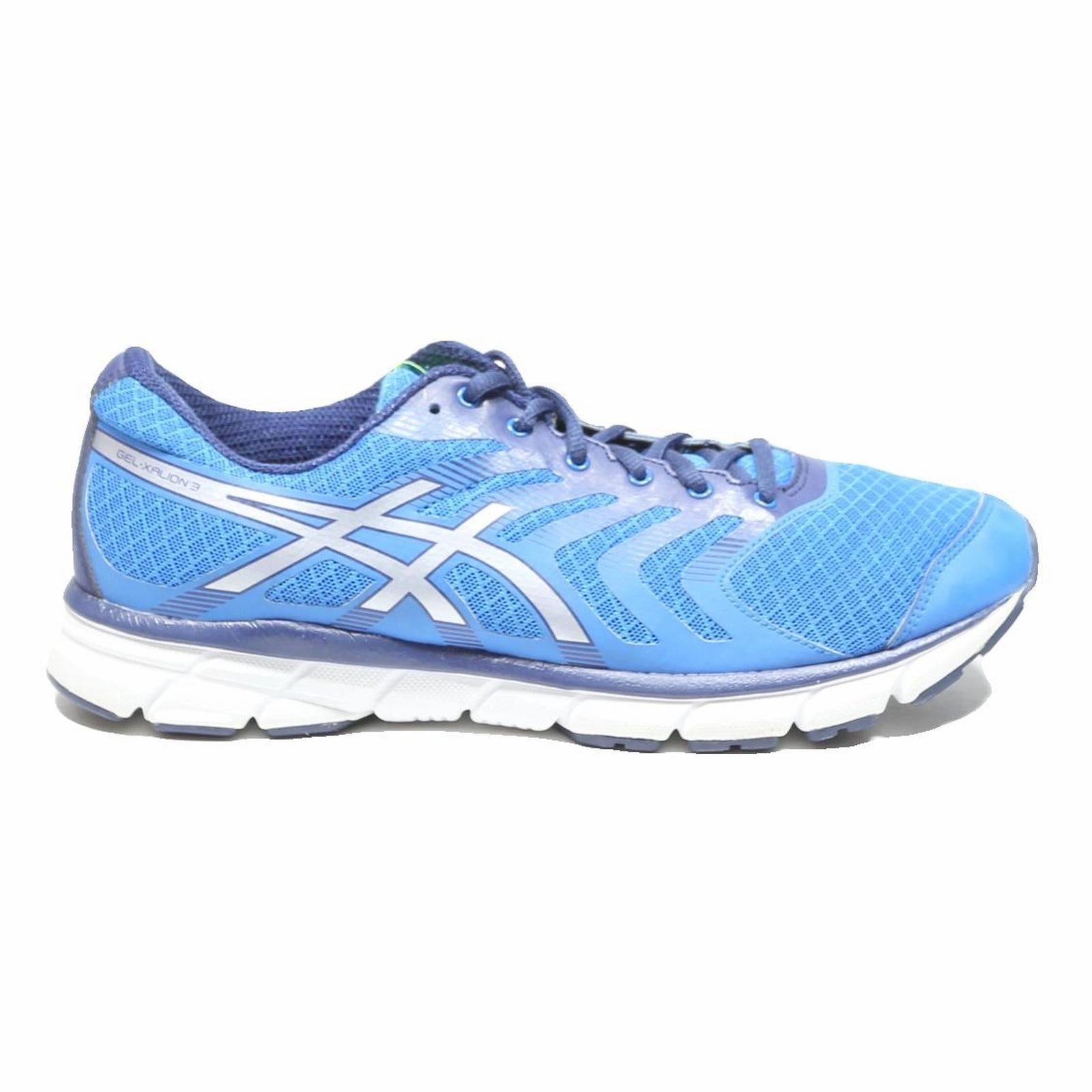 ASICS Gel-Xalion 3 Mens Blue Low Top Trainers Synthetic UK 9 Lightweight Running Asics Shoes For Pronation