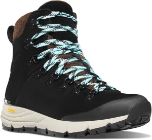 Keen Dry Hiking Shoes Danner Womens Arctic 600 Side-Zip 7in 200G Black/Spark Blue Suede Hiking Boots