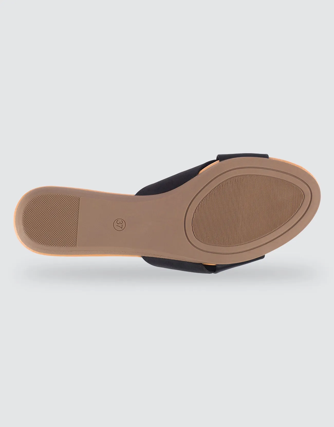 Bandeau Slipper Crossband Shoes Corkscrew Wedge Sandals