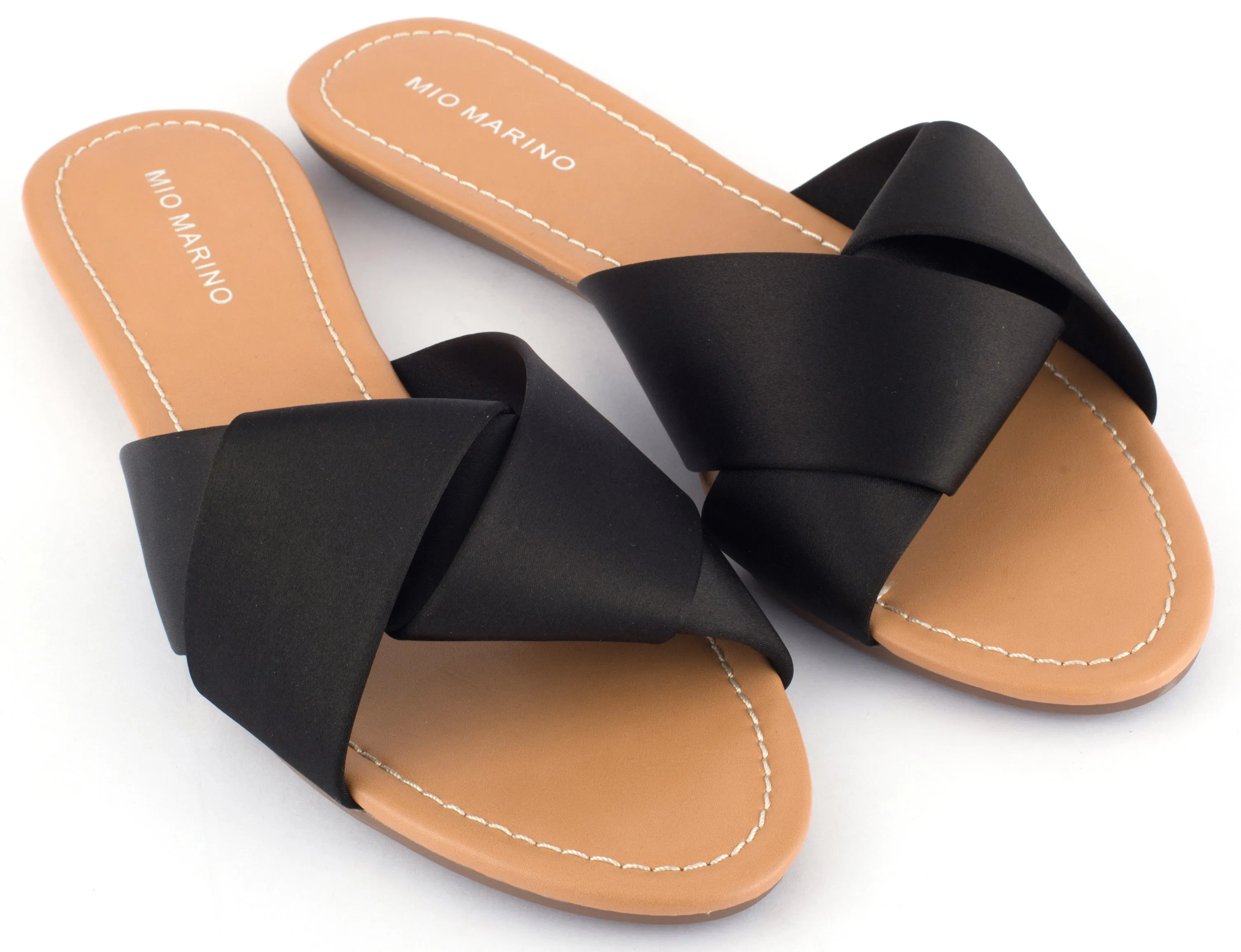 Roman Stud Sandals Bandeau Slipper Crossband Shoes