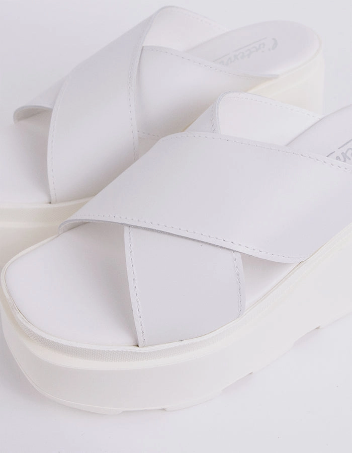 Esprit Sandals Grateful White Leather
