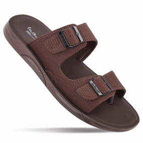 Men's Daily Wear Sandals - WGR53162 Brown Jack Roger Sandals