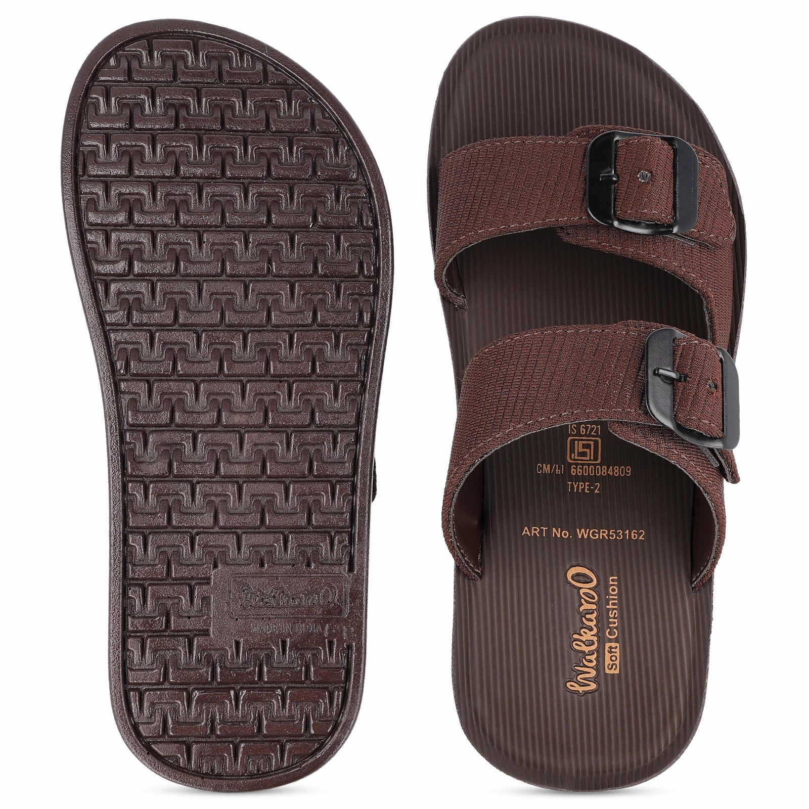 Thong Heeled Sandals Men's Daily Wear Sandals - WGR53162 Brown