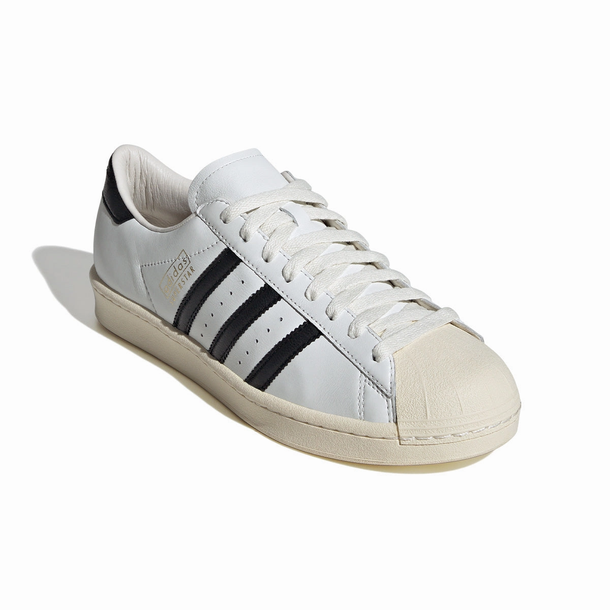 Adidas Two Stripe Shoes Superstar Vintage Made In Germany 'White Black'