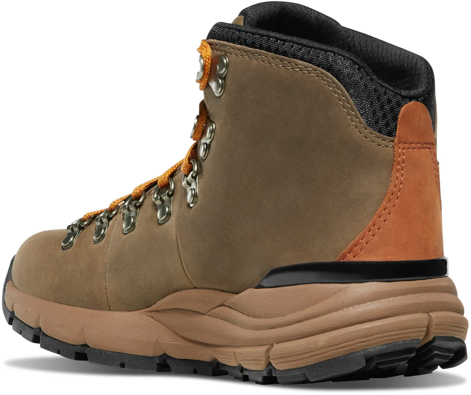 Danner Womens Mountain 600 4.5in Chocolate Chip/Golden Oak Suede Hiking Boots Breathable Waterproof Hiking Shoes