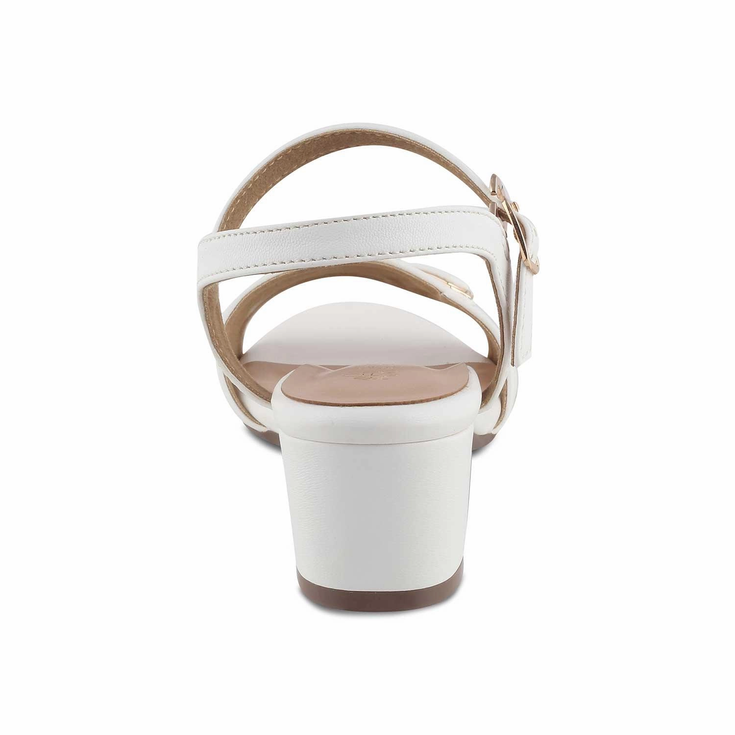 Sandals Jamaica Vacation The Maui White Women's Dress Block Heel Sandals Tresmode