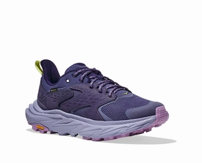 Best Rated Shoes For Walking HOKA Women's Anacapa 2 Low GORE-TEX Waterproof - Meteor/Cosmic Sky