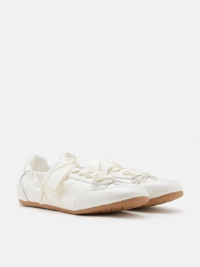  Sylvie Ballerina Satin Bow Sneakers