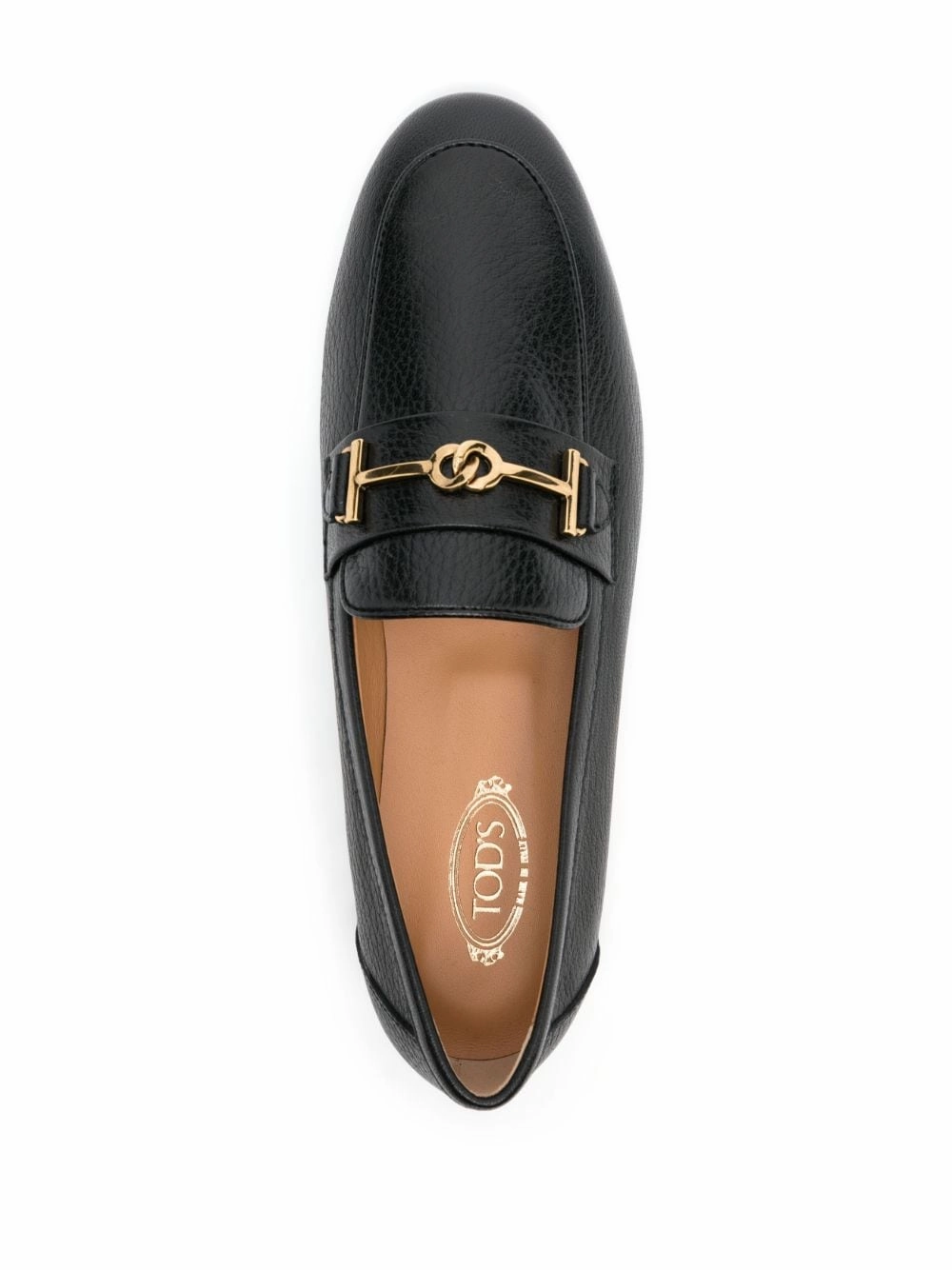 T-RING LEATHER LOAFERS Thick Soled Loafers