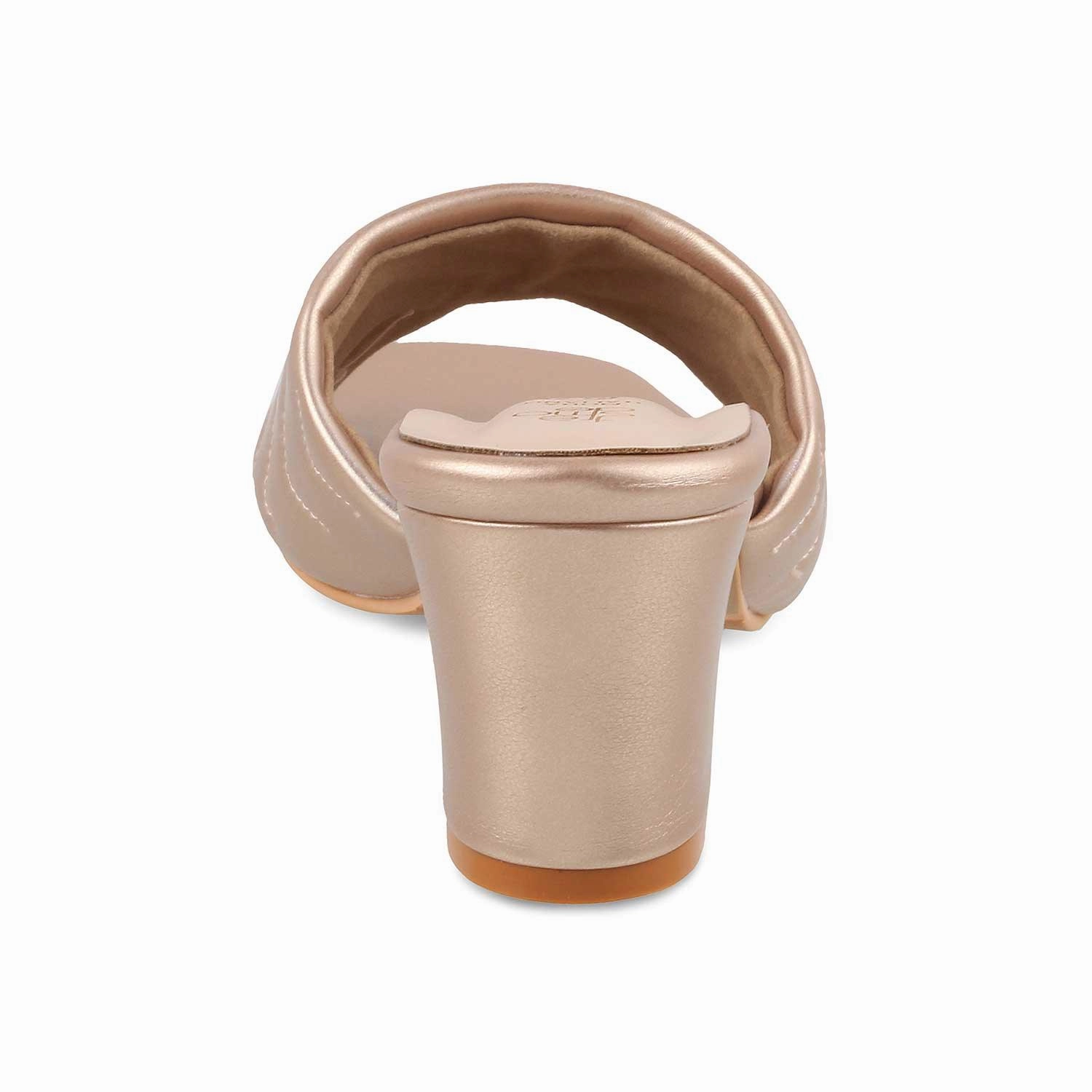 Tommy Hilfiger Sandals The Colma Champagne Women's Dress Block Heel Sandals Tresmode