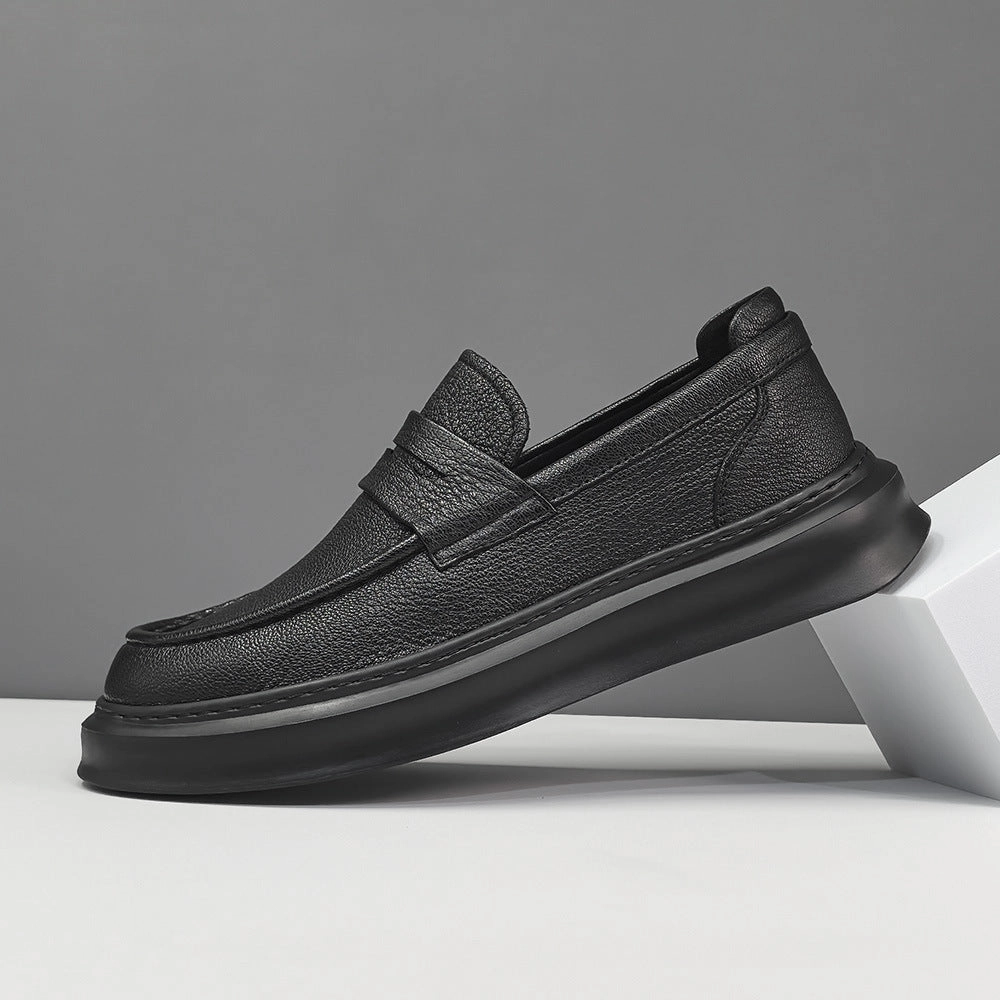 Mezlan Loafers Men Minimalism Solid Soft Leather Casual Loafers