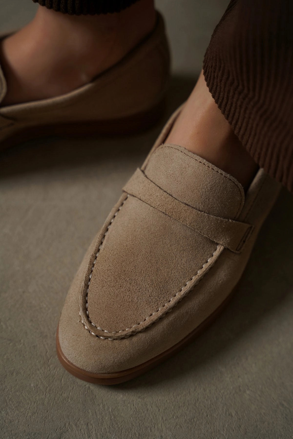 Air Max Loafers PALM & PEBBLE LEATHER LOAFERS