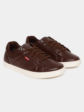 Rubber Sneakers Men's Brown Shoes