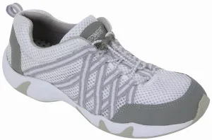 Rocsoc Womens White/Grey Water Shoes Speed Lace Mesh Waterproofing Wool Shoes