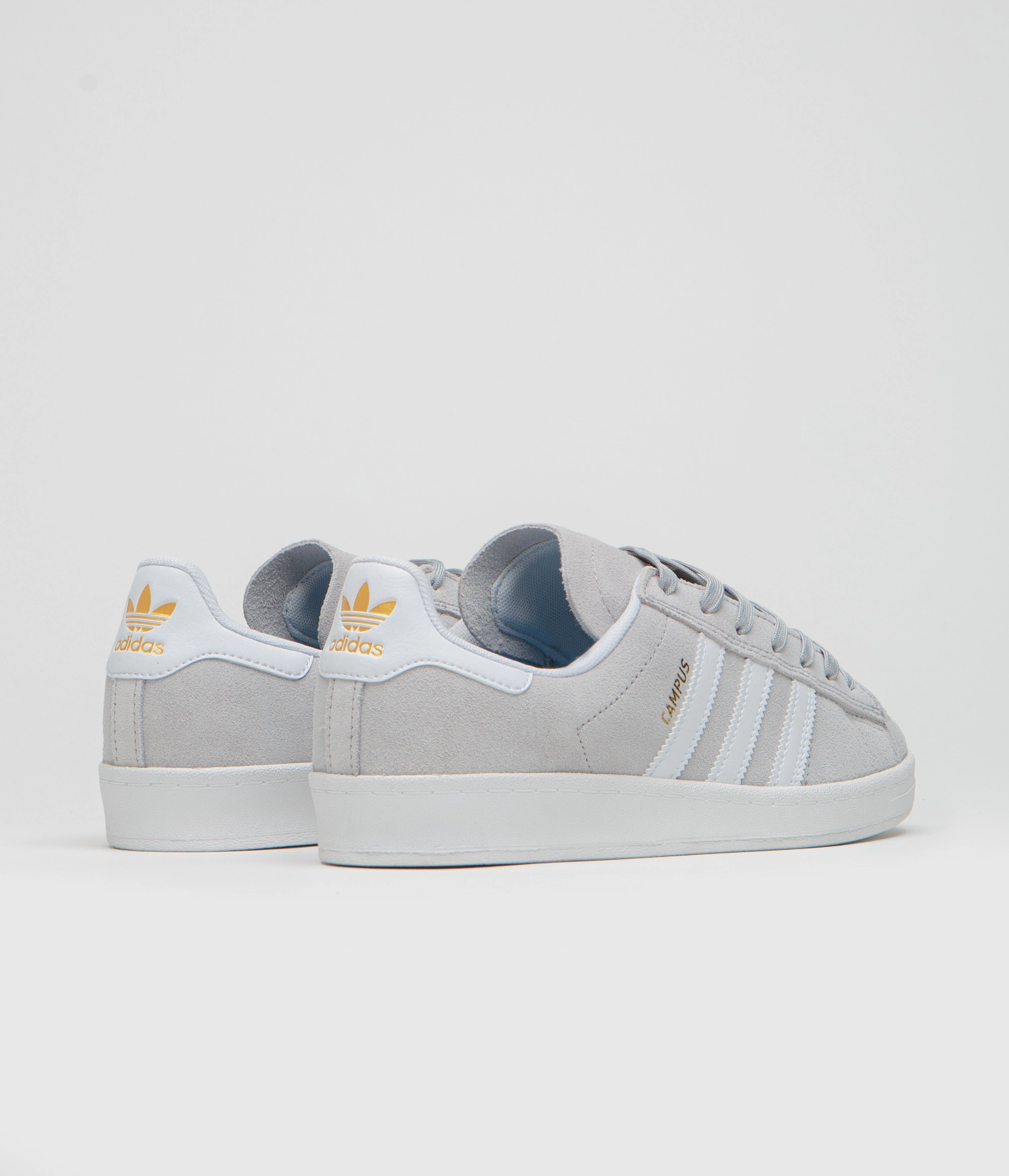 Bathing Ape Adidas Shoes Adidas Campus ADV Shoes - Grey Two / FTWR White / Gold Metallic