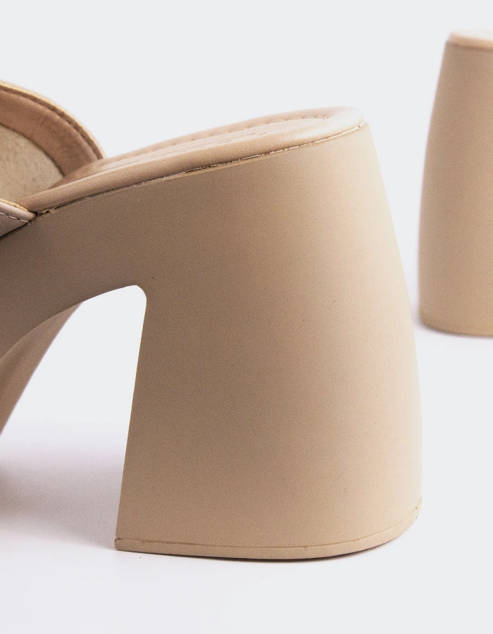 Style Sandals Marousi Nude Leather