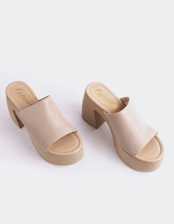 Marousi Nude Leather Sandals Rewards Levels