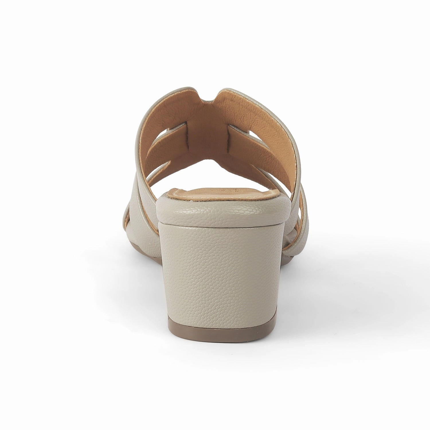 Tresmode Tangle Grey Women's Dress Block Heel Sandals Ochi Jamaica Sandals