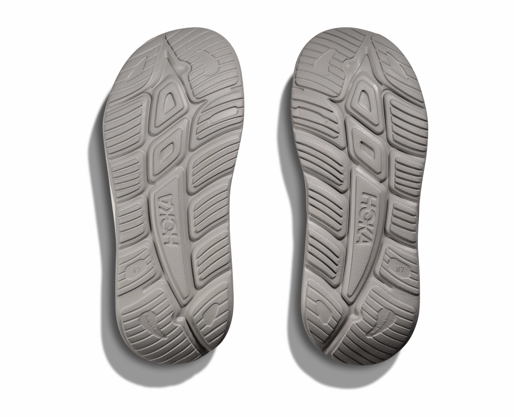 The Best Shoes For Walking Hoka' Men's Ora Recovery Slide 3 - Alabaster / Stardust