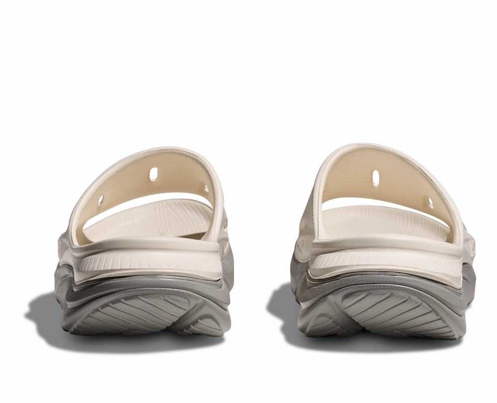 Shoes Statesboro Hoka' Men's Ora Recovery Slide 3 - Alabaster / Stardust