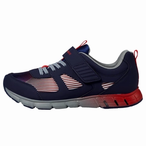 Tsukihoshi Youth Streak Navy / Red  3588-414 Pre-School Evolv Climbing Shoes London