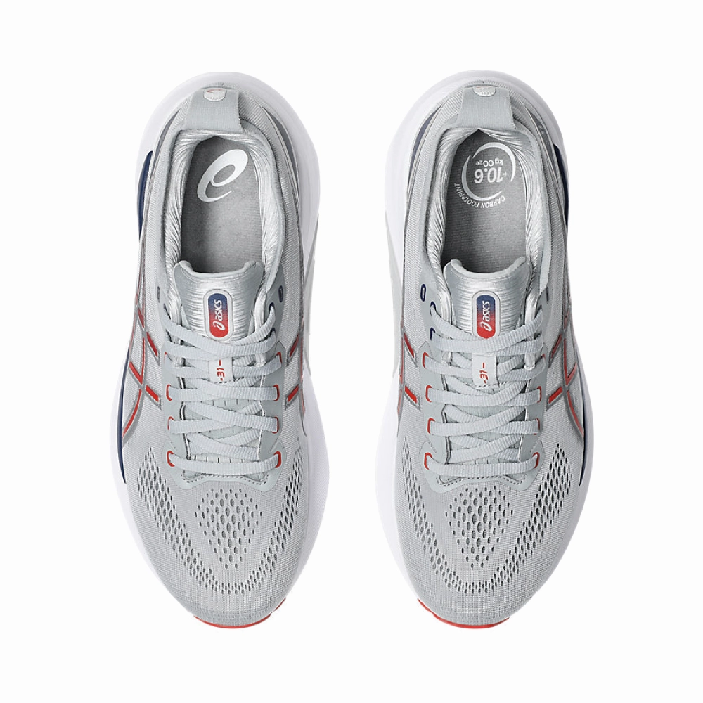 Asics Tokyo 2020 Running Shoes Asics Men's Gel-Kayano 31 Sneaker in Piedmont Grey/Fiery Red