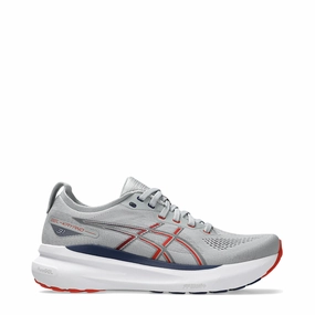 Asics Men's Gel-Kayano 31 Sneaker in Piedmont Grey/Fiery Red Running Shoes Asics Superblast 2