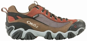 'Oboz' Men's Firebrand II B-Dry WP Low Hiker - Earth Best Hiking Shoes Women Plantar Fasciitis