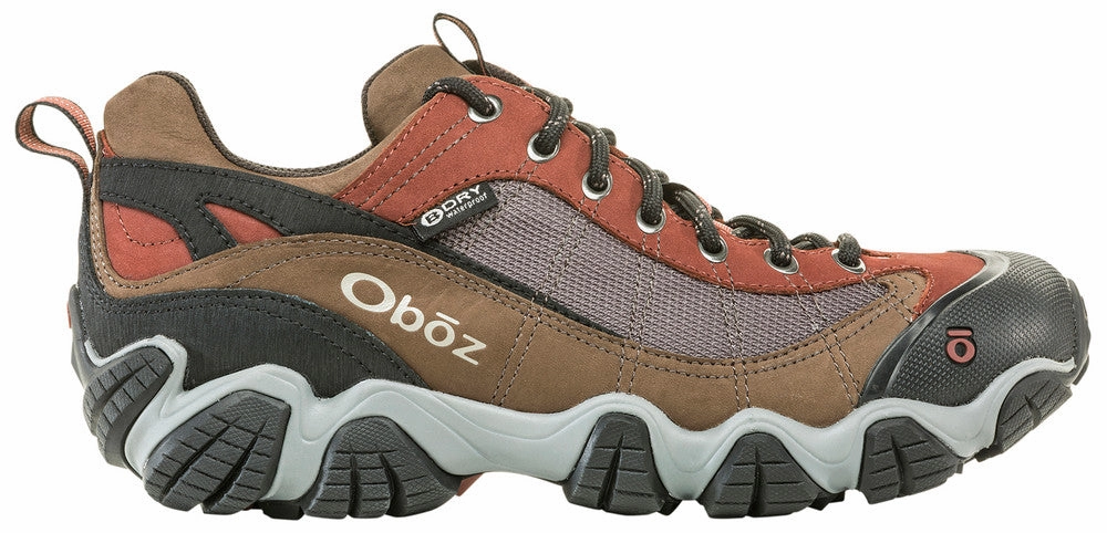 Good Inexpensive Hiking Shoes 'Oboz' Men's Firebrand II B-Dry WP Low Hiker - Earth