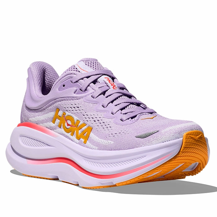 Womens Hoka Bondi 9 in Aster Flower/Starlight Glow Gwyneth Paltrow