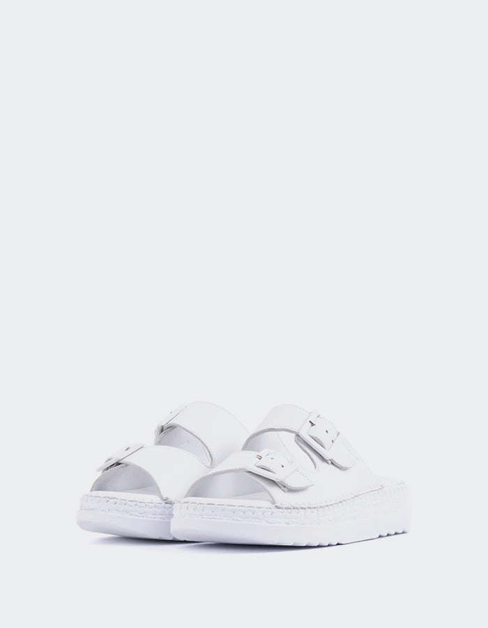 Vs Sandals Fitzroy White Leather