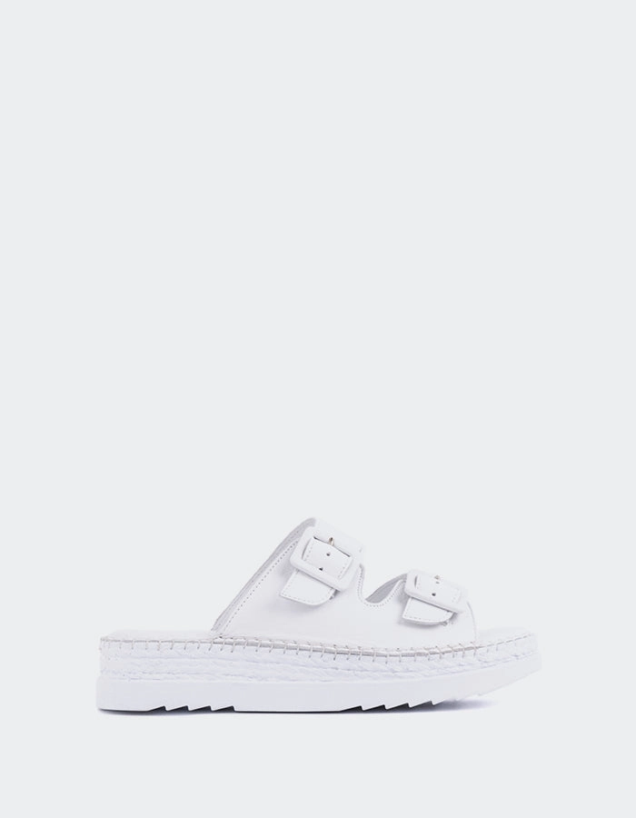 Sandals Usvi Fitzroy White Leather