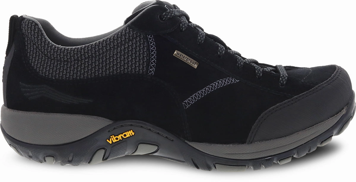 Work Shoes Non Slip Waterproof Paisley Black / Black Suede