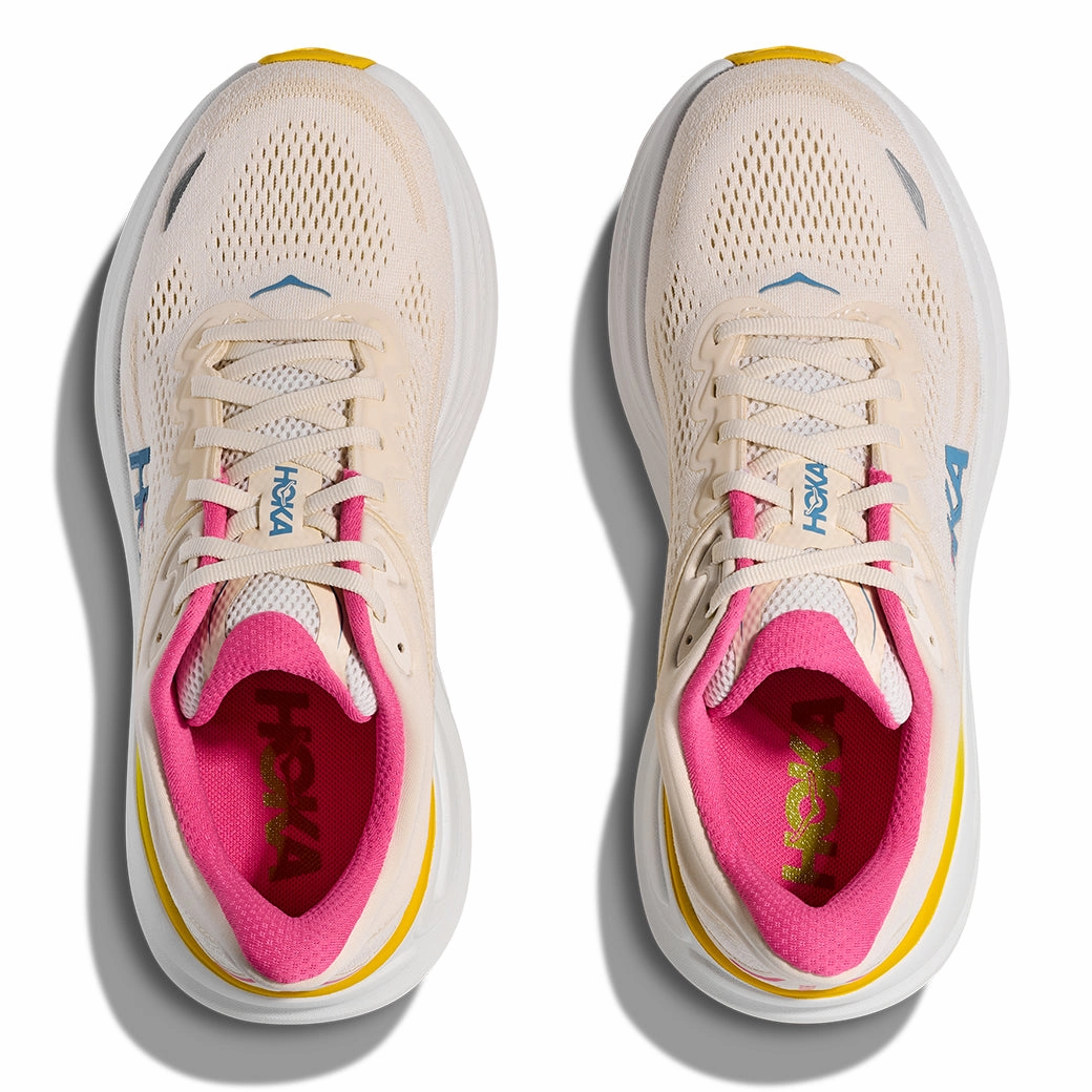 The Shoes Womens Hoka Bondi 9 in Alabaster/Birch
