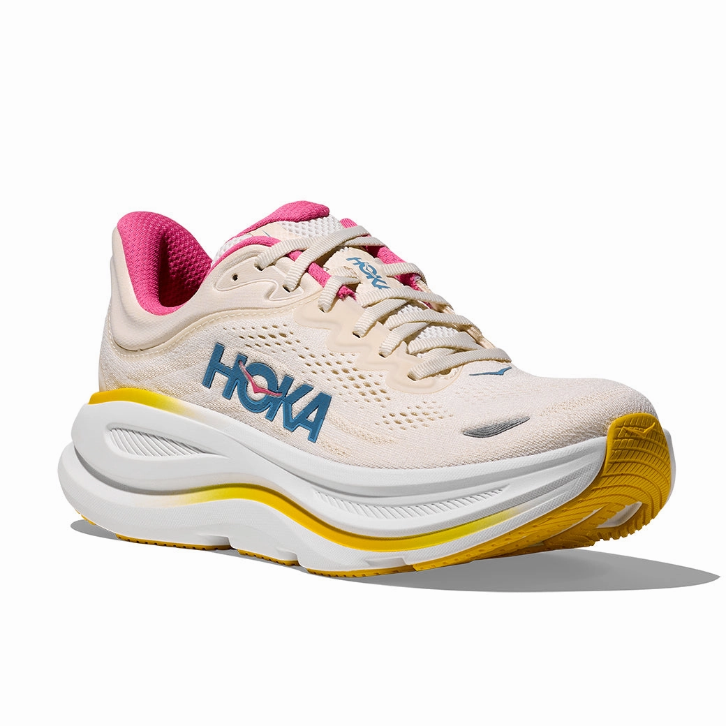 Womens Hoka Bondi 9 in Alabaster/Birch Shoes Retail Stores