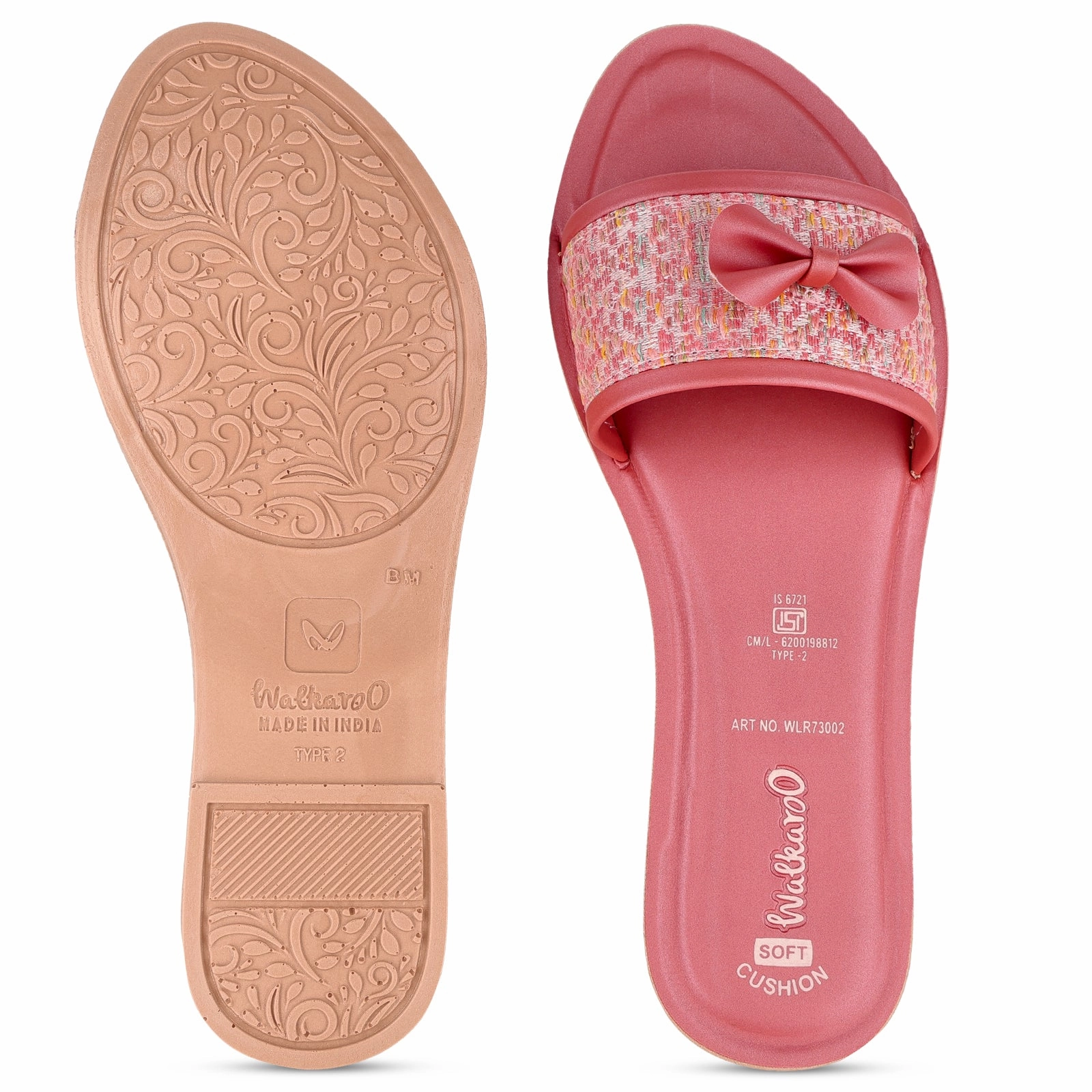 Resorts In Montego Bay Women's Slide Sandals - WLR73002 Coral