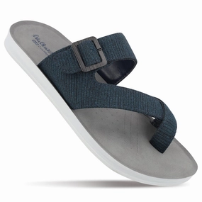 Men's Daily Wear Sandals - WGR53169 Grey Blue Athletic Sandals For Walking
