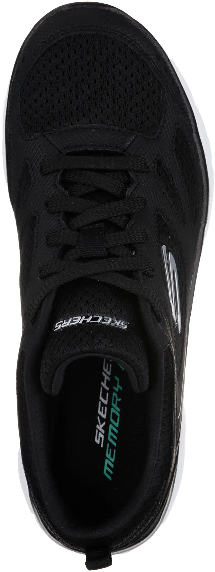 Skechers Summits Suited Womens Training Shoes - Black Casual Training Shoes