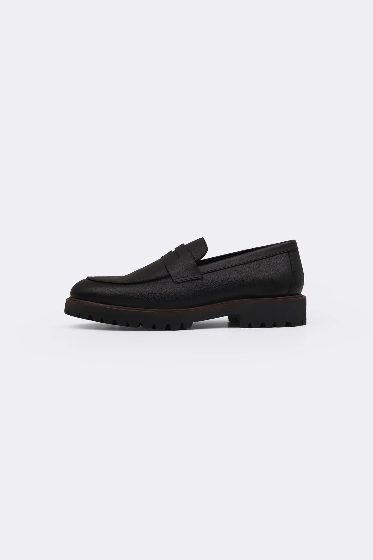 CHUNKY LEATHER LOAFERS Anne Klein Loafers